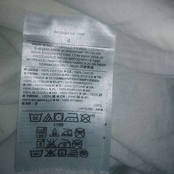 Banana Republic 4 Batik Sleeveless Cotton Button Down Front Collared Shirt Dress - Picture 7 of 9